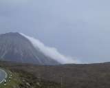 mountains on Isle of Skye with clouds